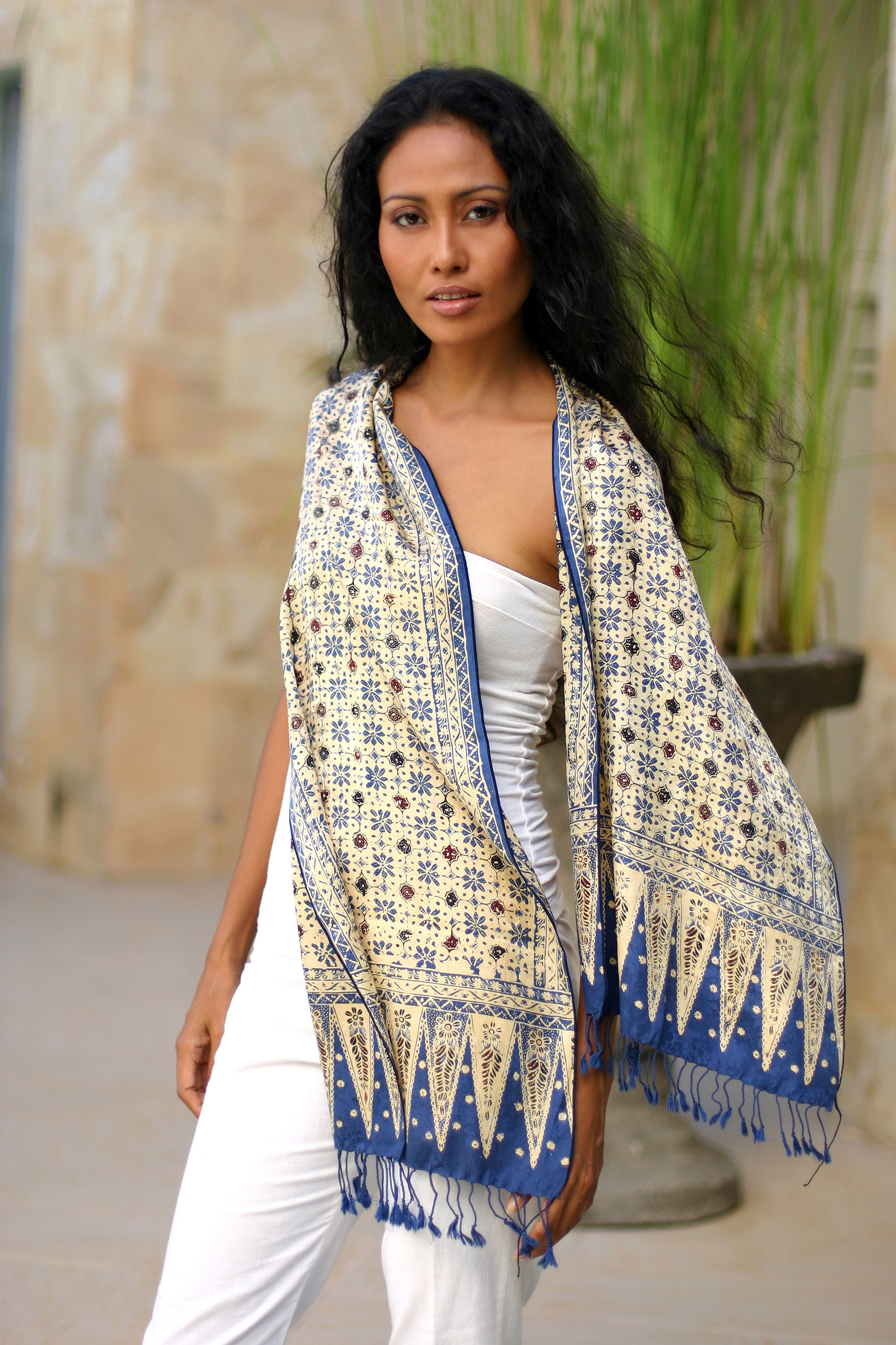 Try These Perfect Scarves and Shawls for Warm Weather