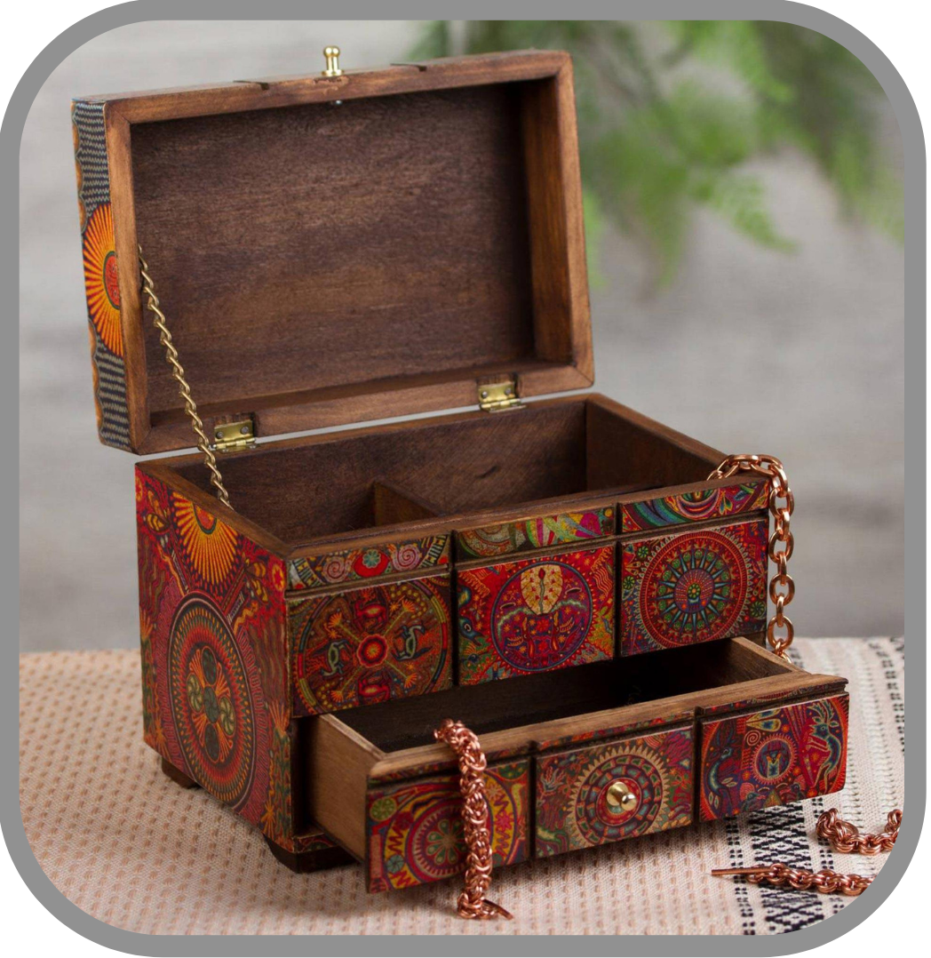 Exquisite Jewelry Boxes, Chests and Rolls